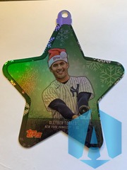 2021 Topps Holiday Walmart Star Ornament #WHO-GT Gleyber Torres NY Yankees